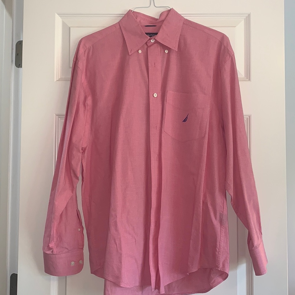 Red and white design Nautical shirt